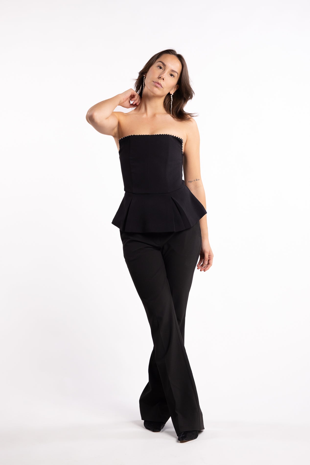 Daxi Strapless Top - Black