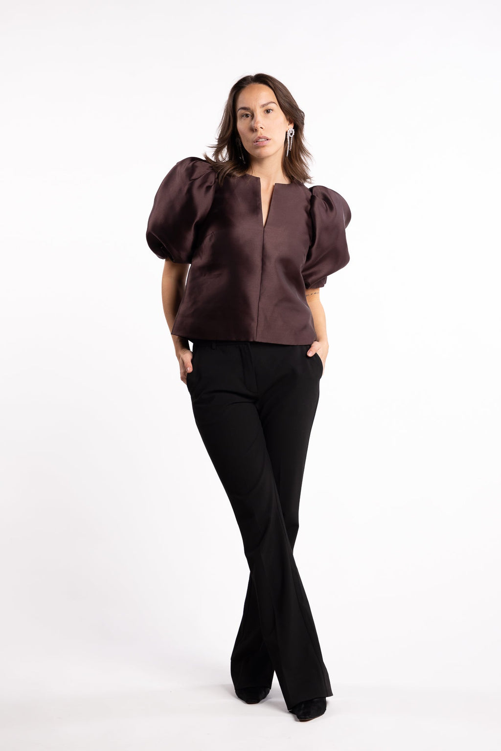 Maeve Blouse - Dark Brown