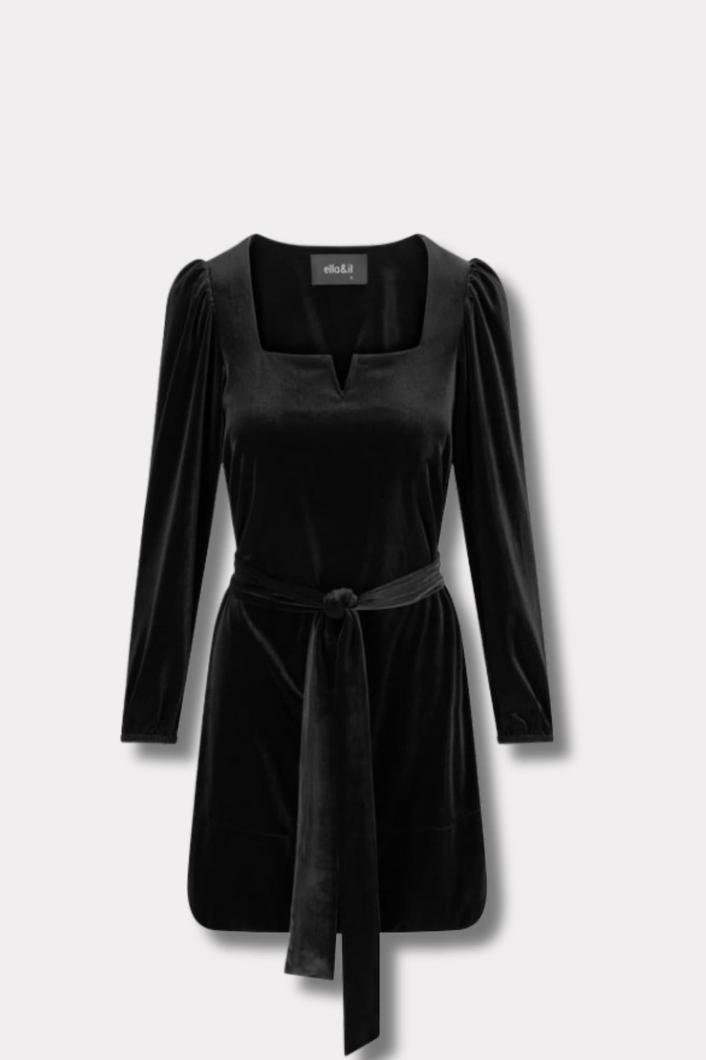Alice Velour Dress- Black