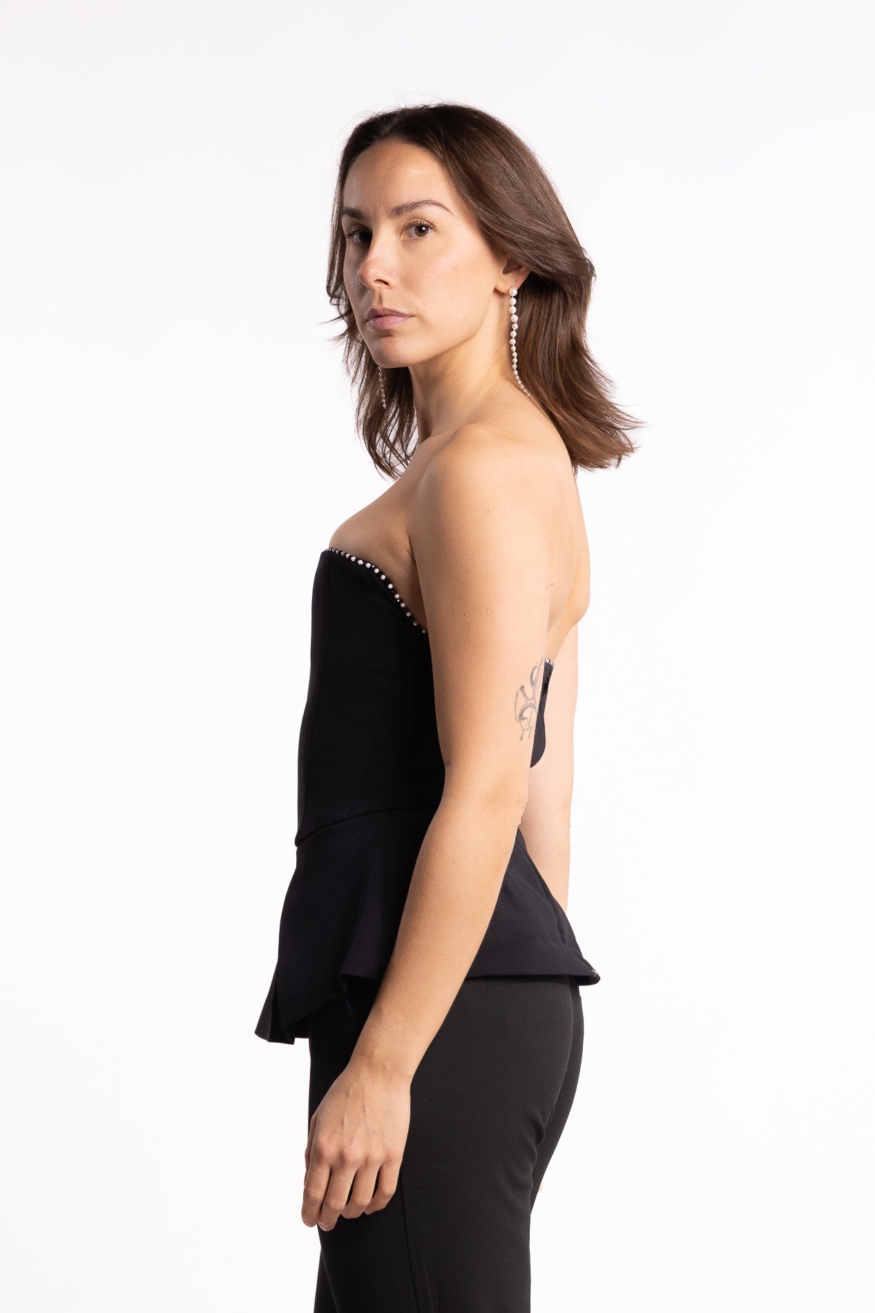 Daxi Strapless Top - Black