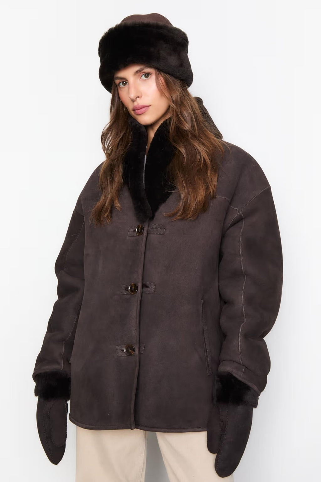 Azta Beanie - Dark brown