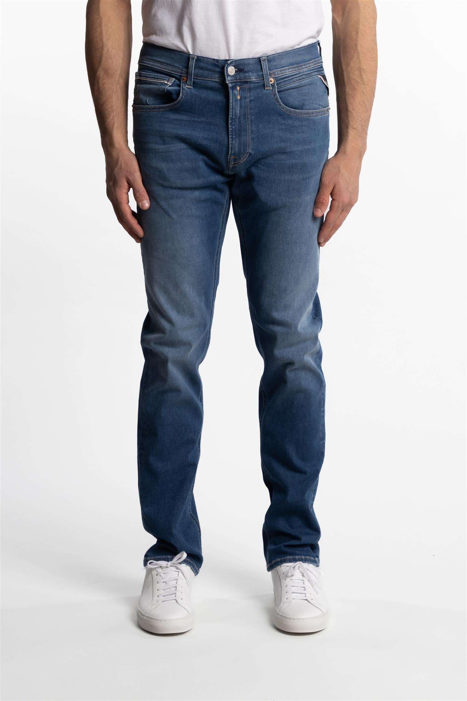 Grover Straight Fit Hyperflex Jeans Blue