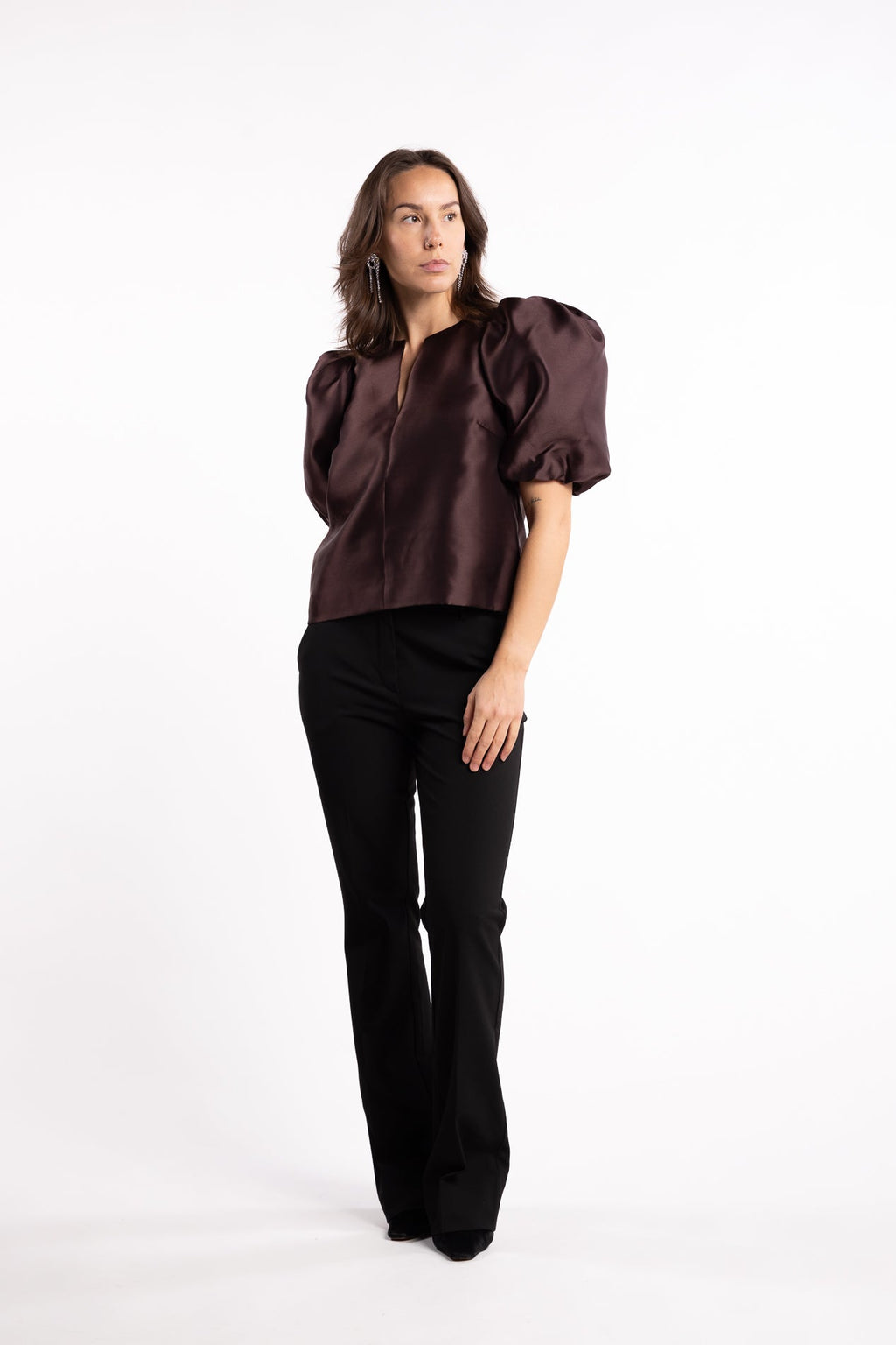 Maeve Blouse - Dark Brown