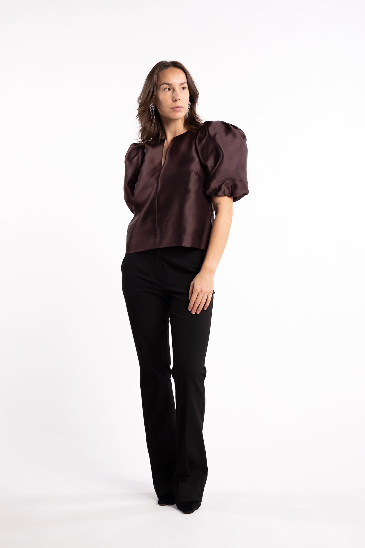 Maeve Blouse - Dark Brown