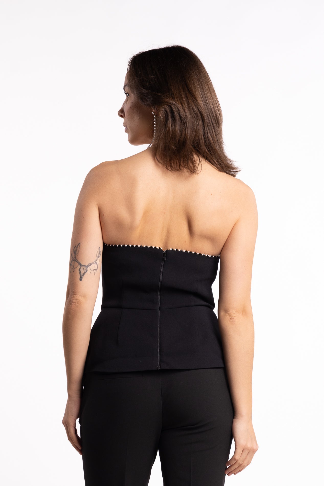 Daxi Strapless Top - Black