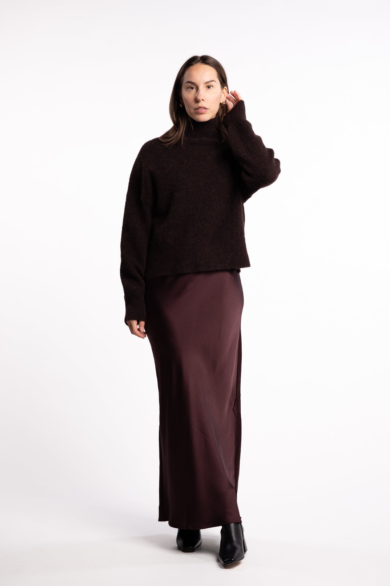 Saagneta Long Skirt 12956- Fudge