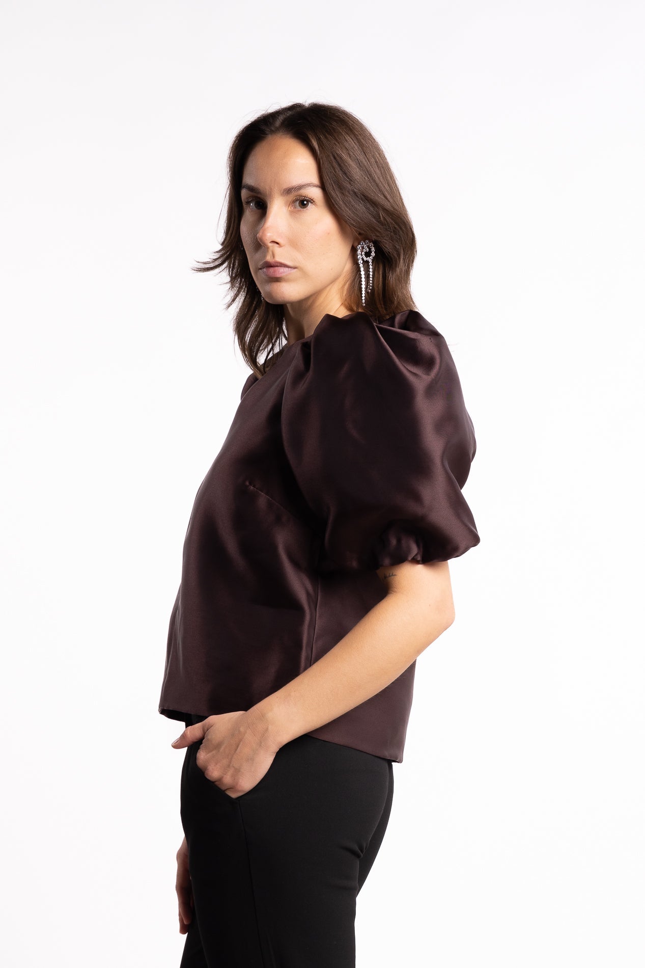 Maeve Blouse - Dark Brown
