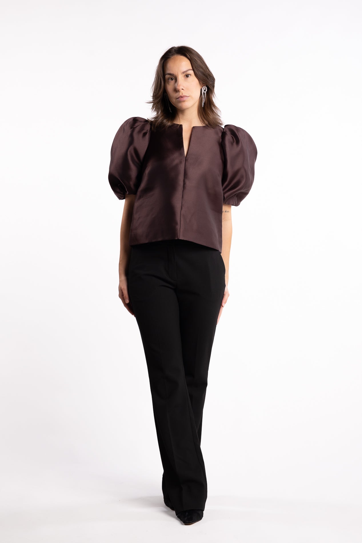 Maeve Blouse - Dark Brown