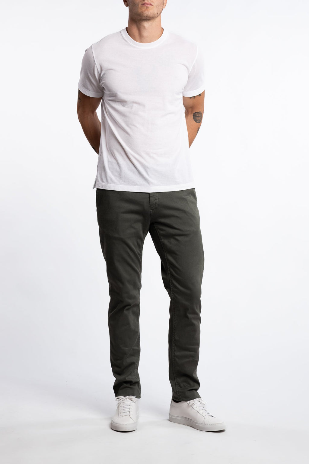 Benni Regular Fit Chinos Dark Green