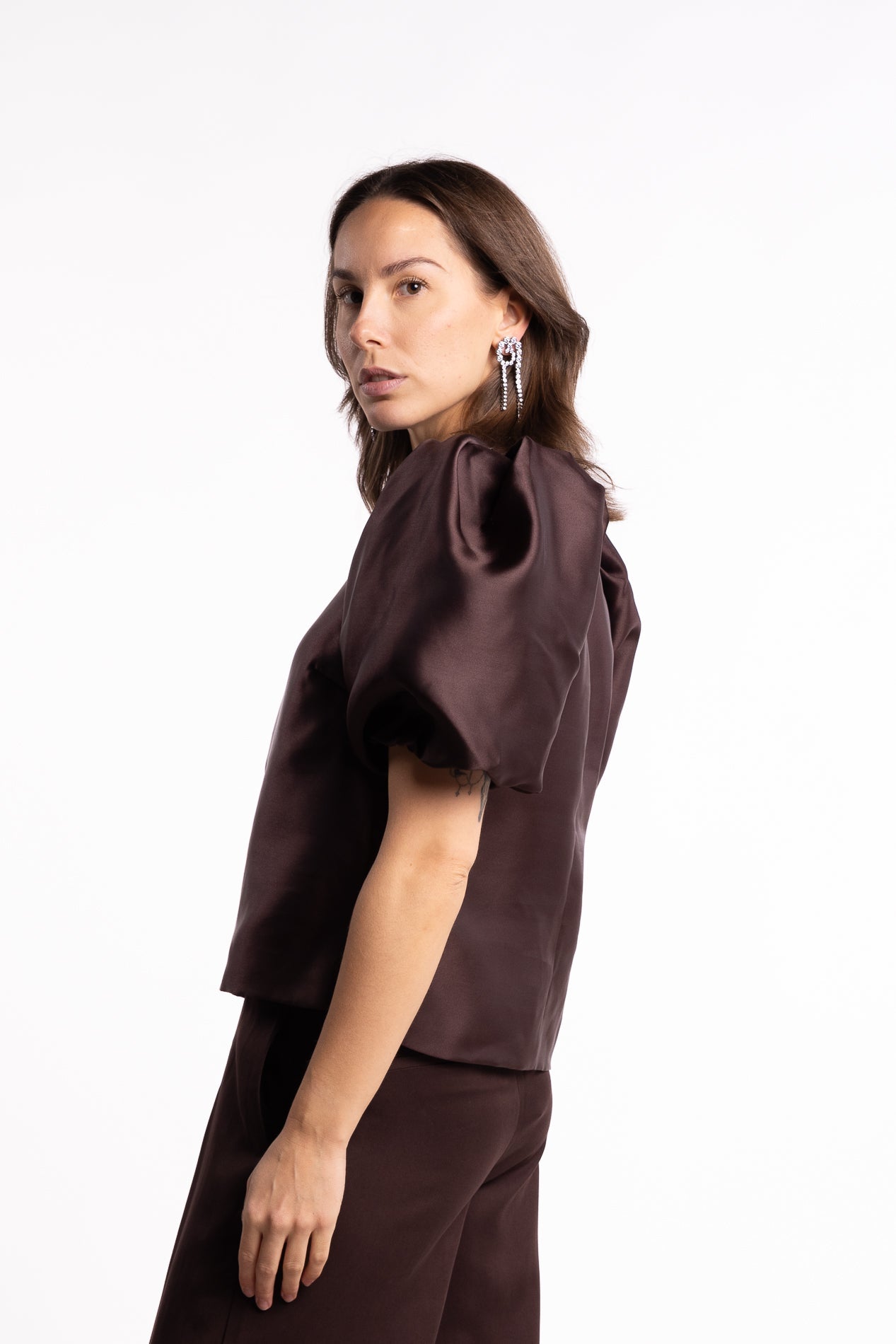 Maeve Blouse - Dark Brown