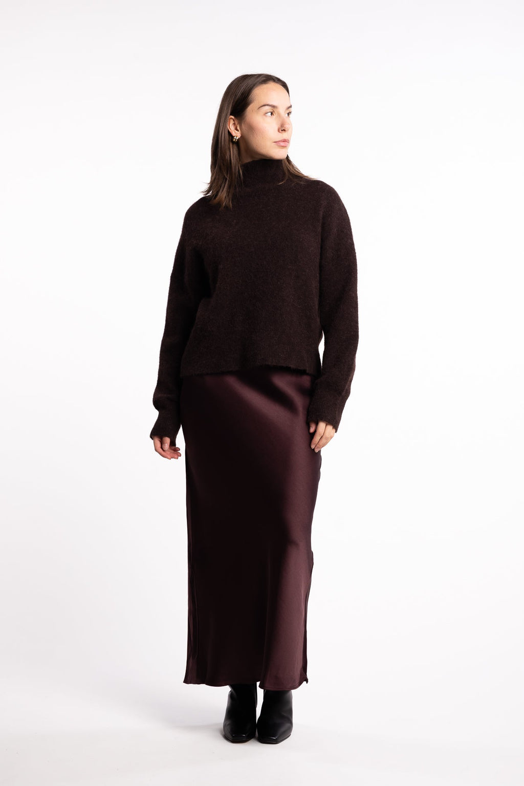 Saagneta Long Skirt 12956- Fudge